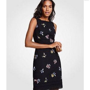 Ann Taylor Dress - Black Eyelet